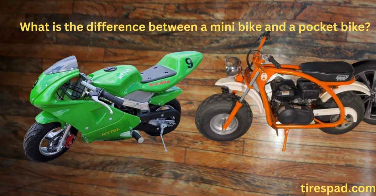 What is the difference between a mini bike and a pocket bike